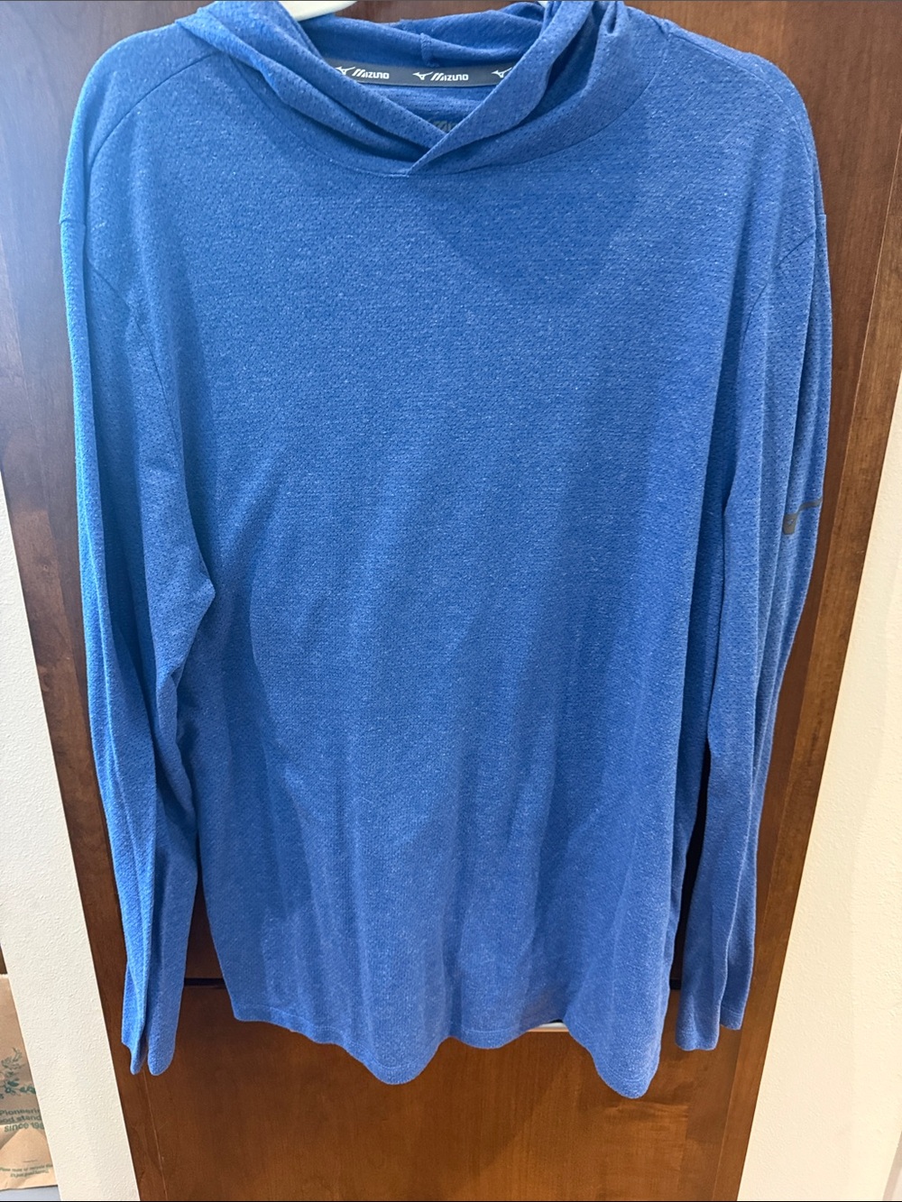Mizuno Men's Heather Royal Blue Crewneck Hoodie